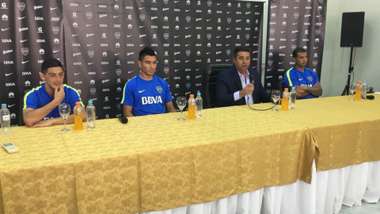 Paolo Goltz Cristian Espinoza Daniel Angelici Edwin Cardona Boca Juniors 27072017