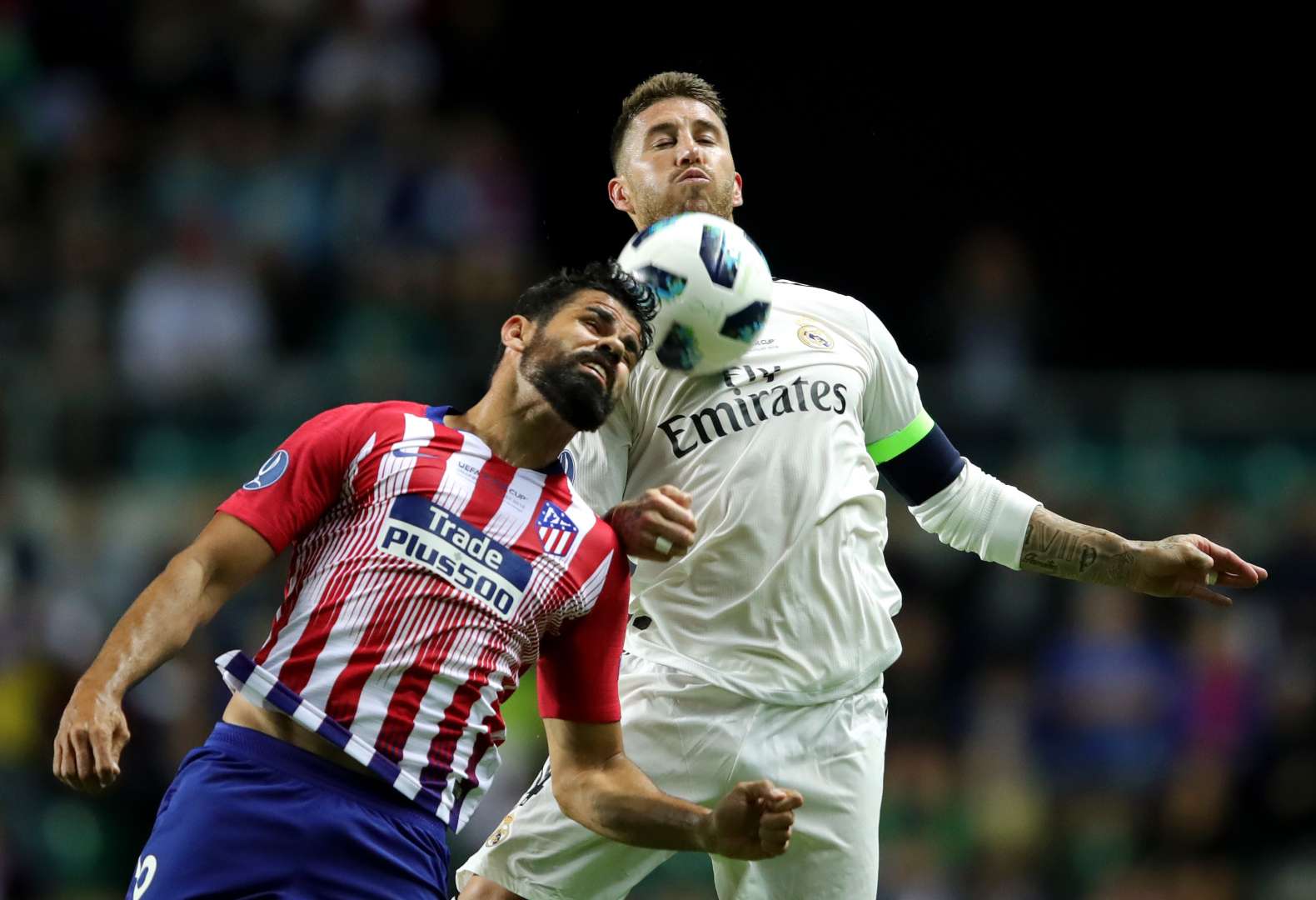Diego Costa Sergio Ramos Real Madrid Atletico Madrid 15/08/2018