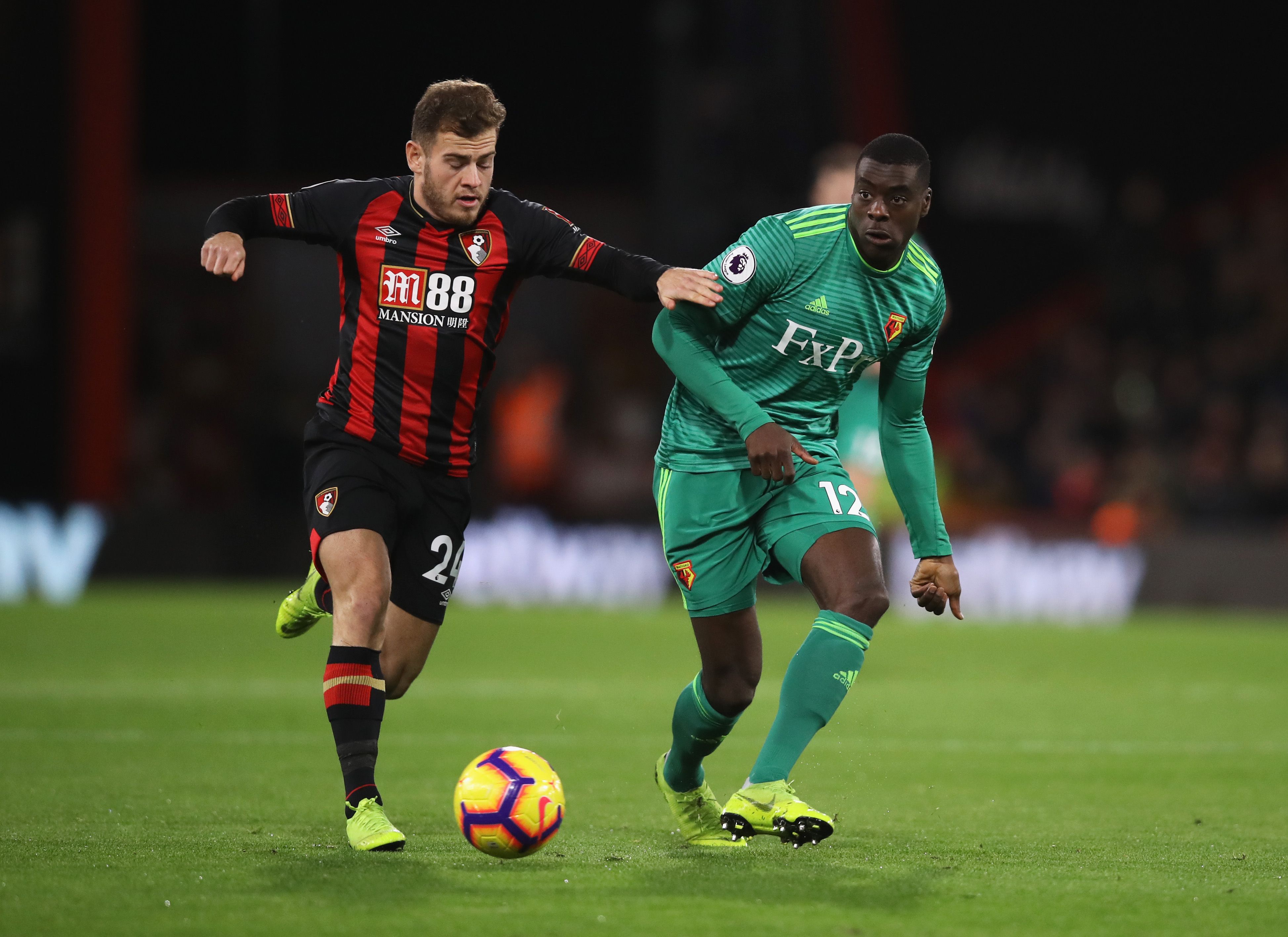 Ryan Fraser, Ken Sema - Bournemouth v Watford