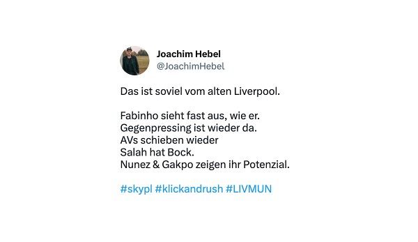United Liverpool Netzreaktionen