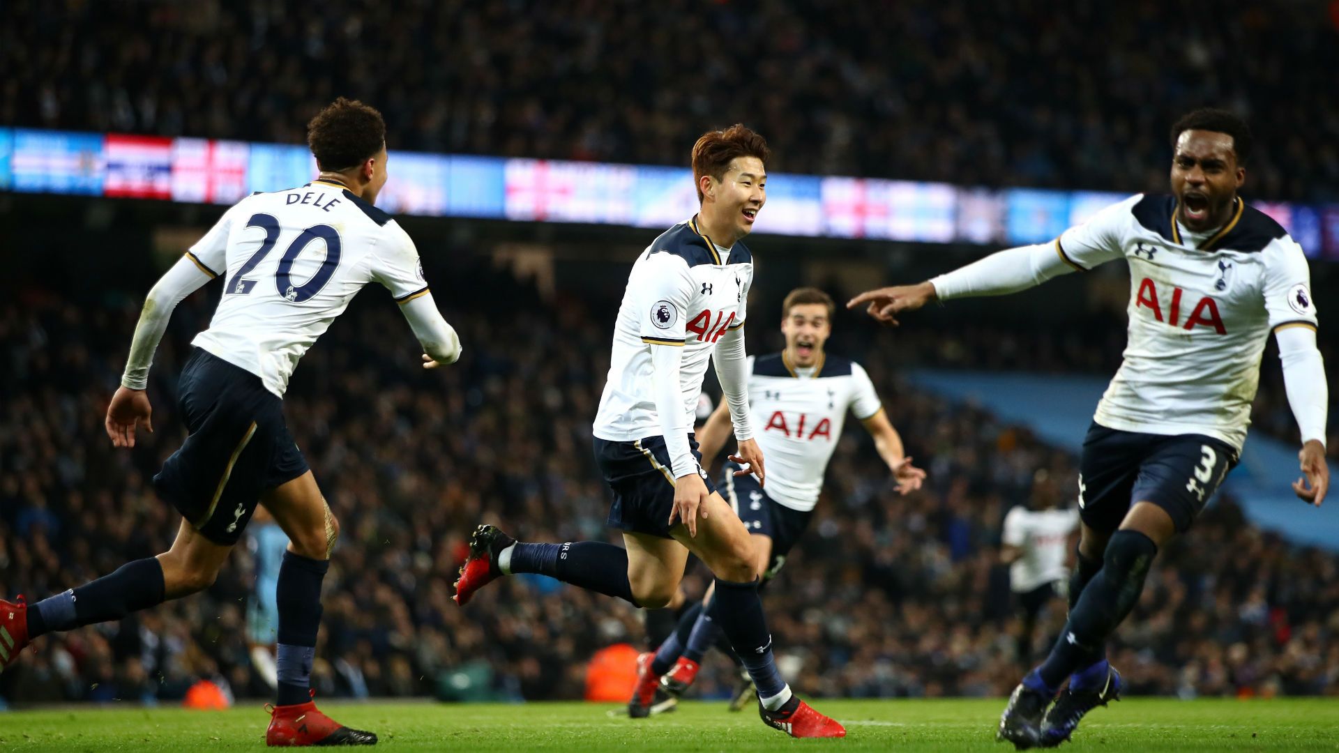 Son Heung-min Premier League Manchester City v Tottenham