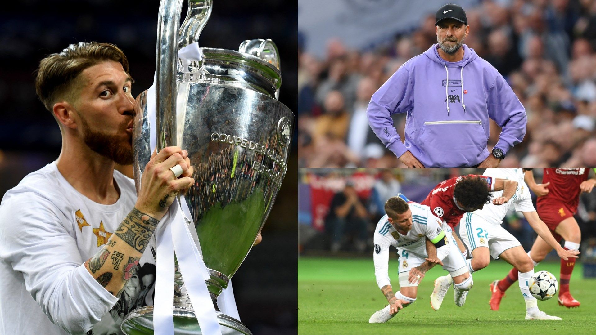 Sergio Ramos Jurgen Klopp Mohamed Salah Real Madrid Liverpool