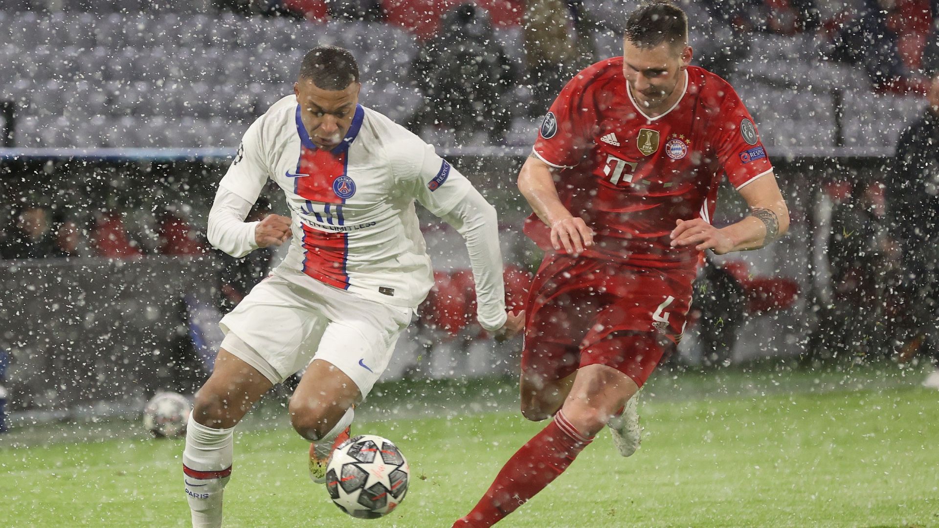 Niklas Sule Kylian Mbappe Bayern Munchen PSG Champions League 07042021