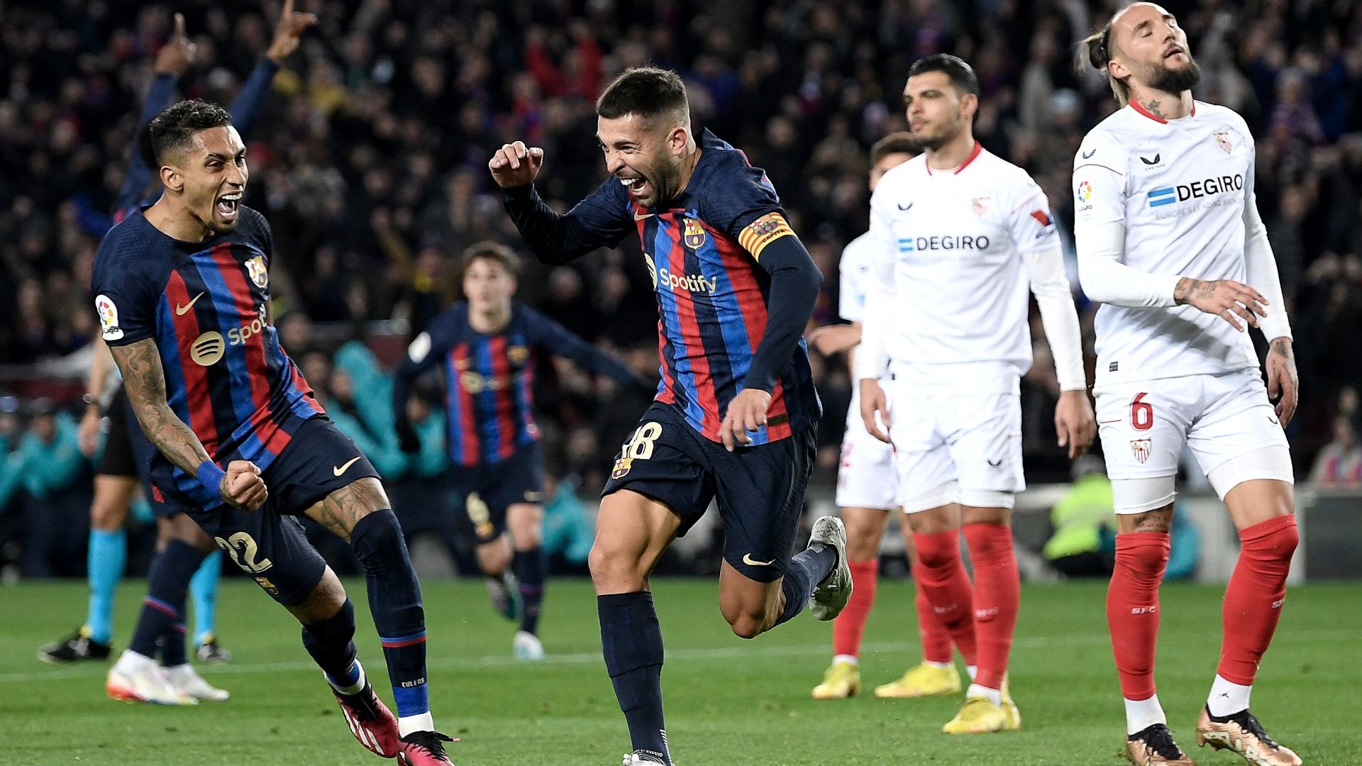 Jordi Alba Barcelona Sevilla LaLiga 2022-23