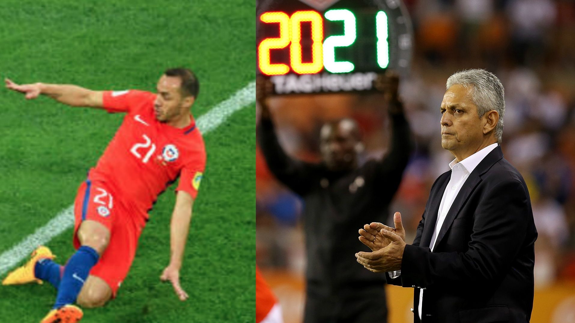 Reinaldo Rueda y Marcelo Díaz Chile