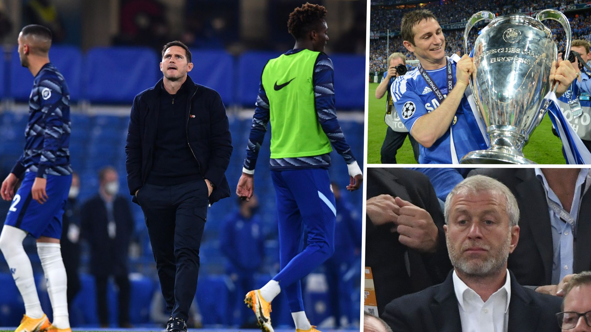 Frank Lampard and Roman Abramovich split main