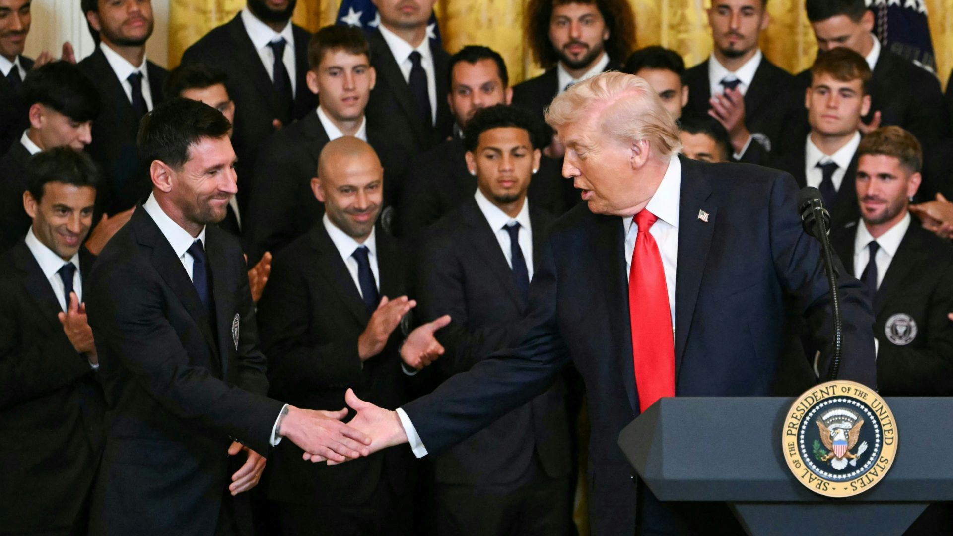 Lionel Messi Donald Trump