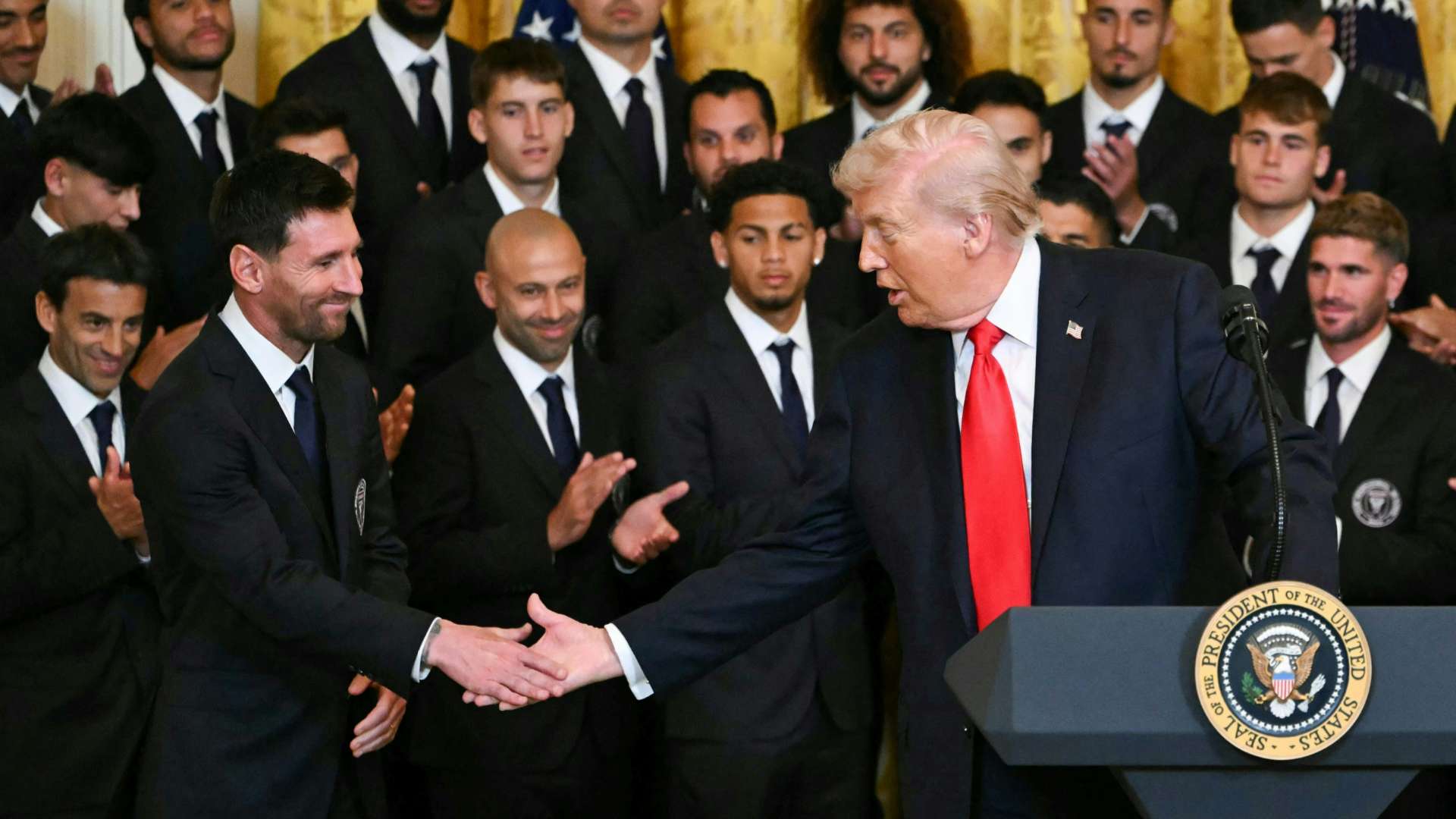 Lionel Messi Donald Trump