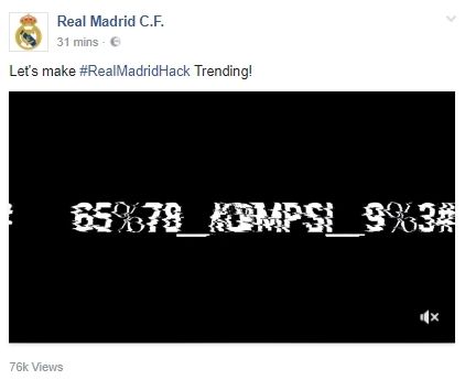 Real Madrid Facebook Hack 2