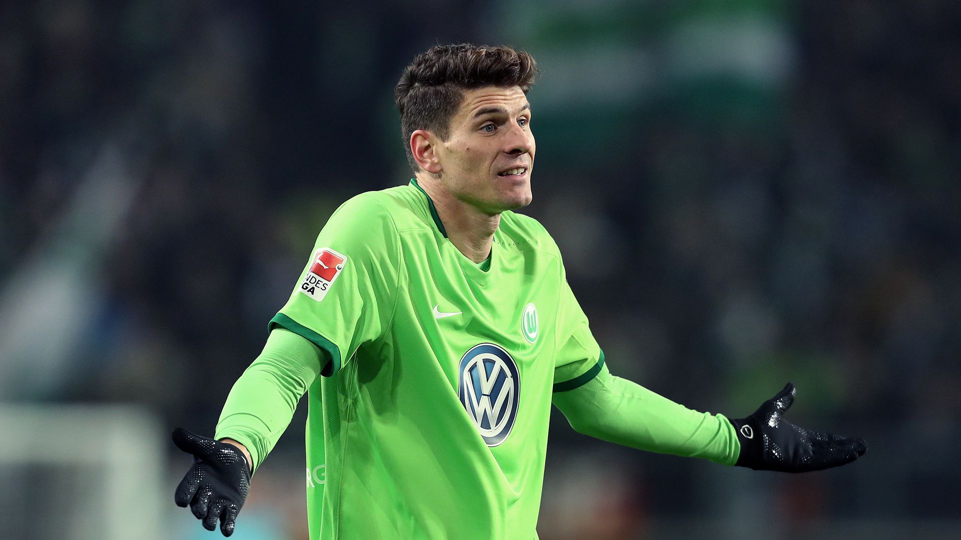 Mario Gomez VfL Wolfsburg Bundesliga 17122016