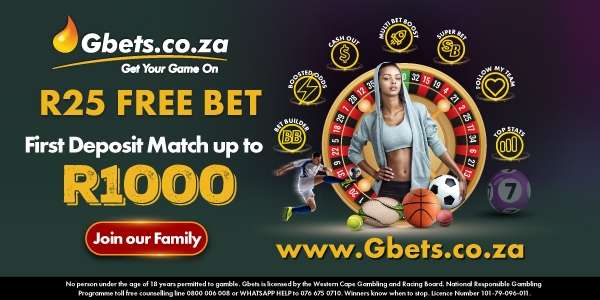 gbets r25 free bet banner