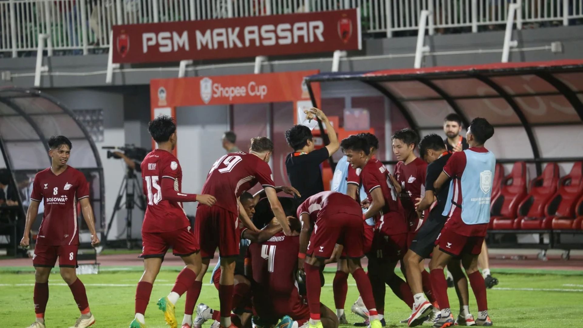 Selebrasi PSM Makassar vs Cong An Ha Noi FC ACC 2024/25 02042025