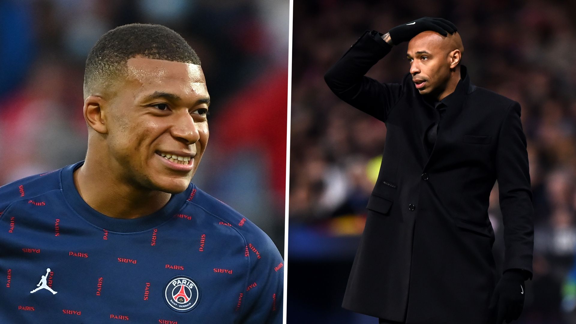 Thierry Henry, Kylian Mbappe GFX