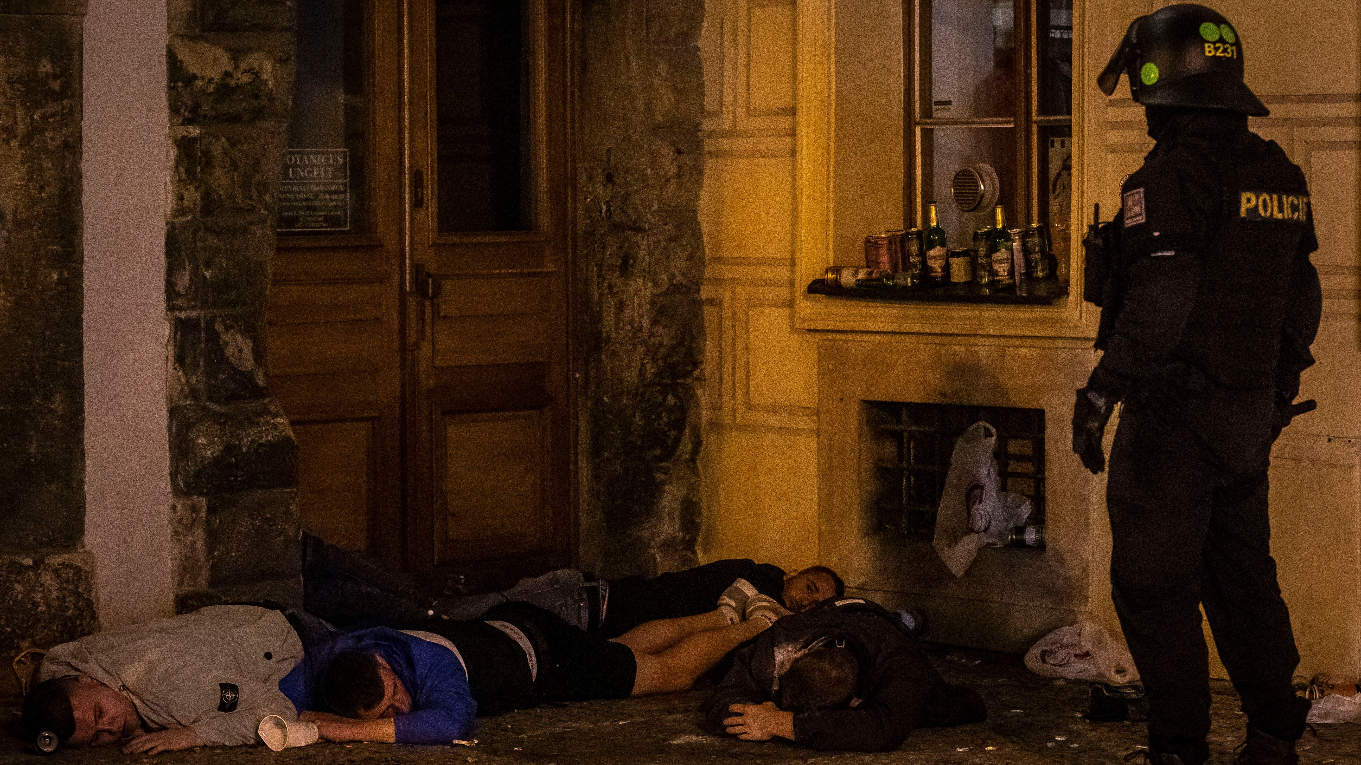 England fans Czech Republic