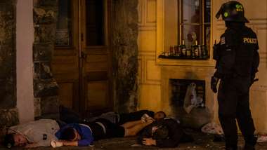 England fans Czech Republic