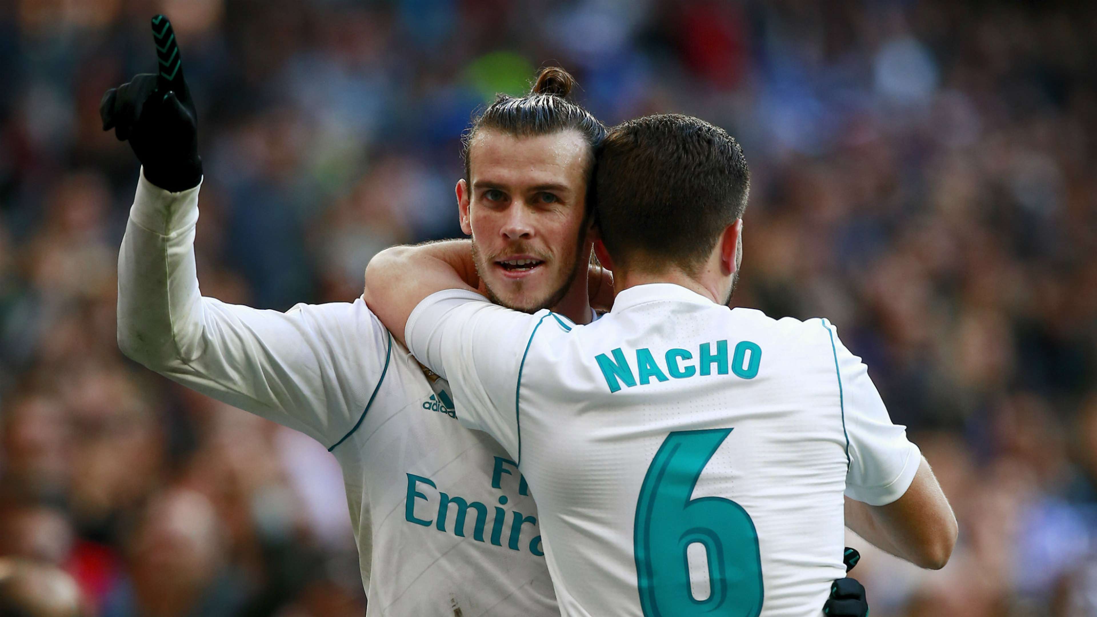 Gareth Bale Nacho Real Madrid Deportivo LaLiga