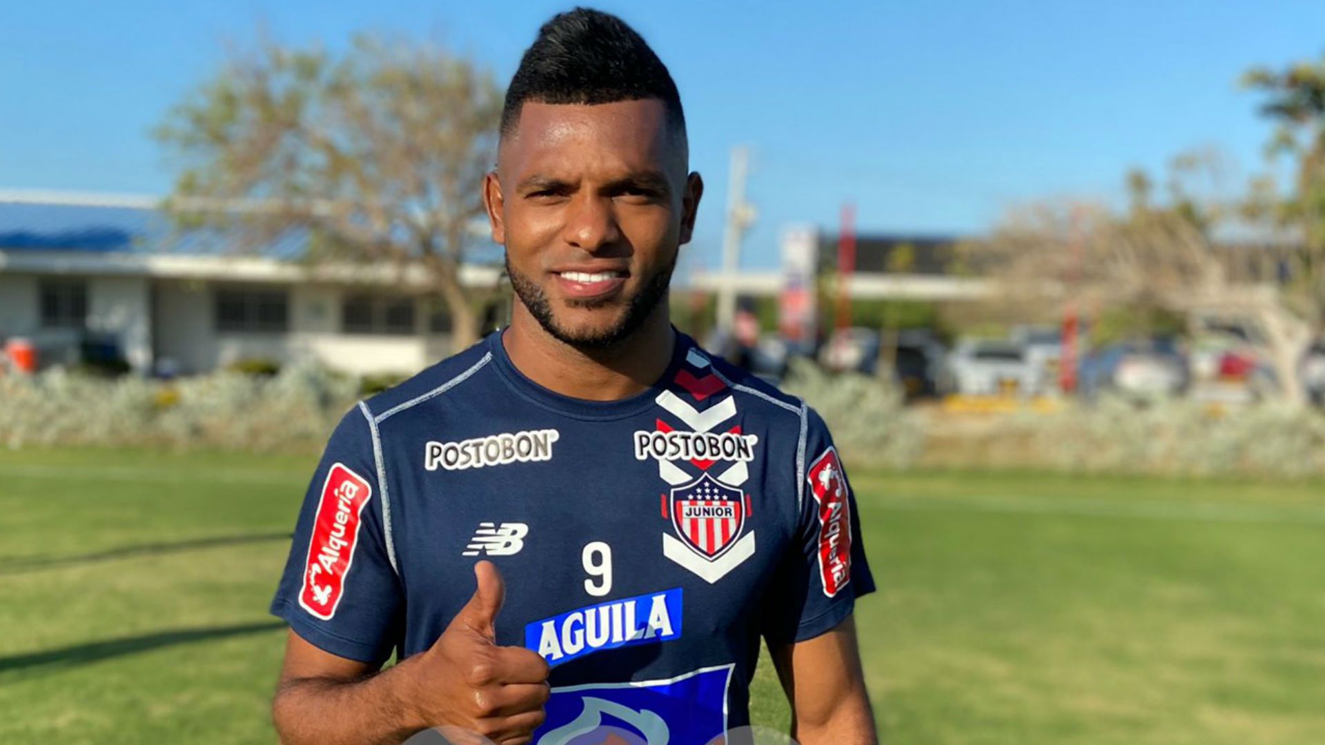 Miguel Ángel Borja entrenamiento Junior 2020