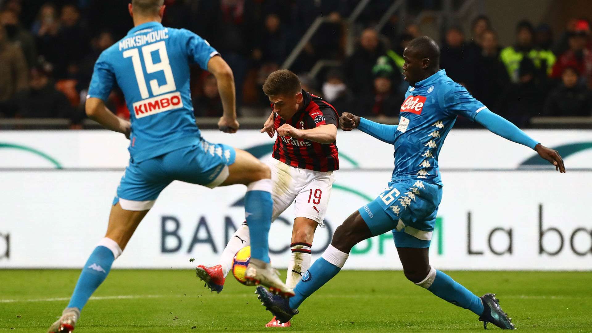 Piatek Milan Napoli Coppa Italia