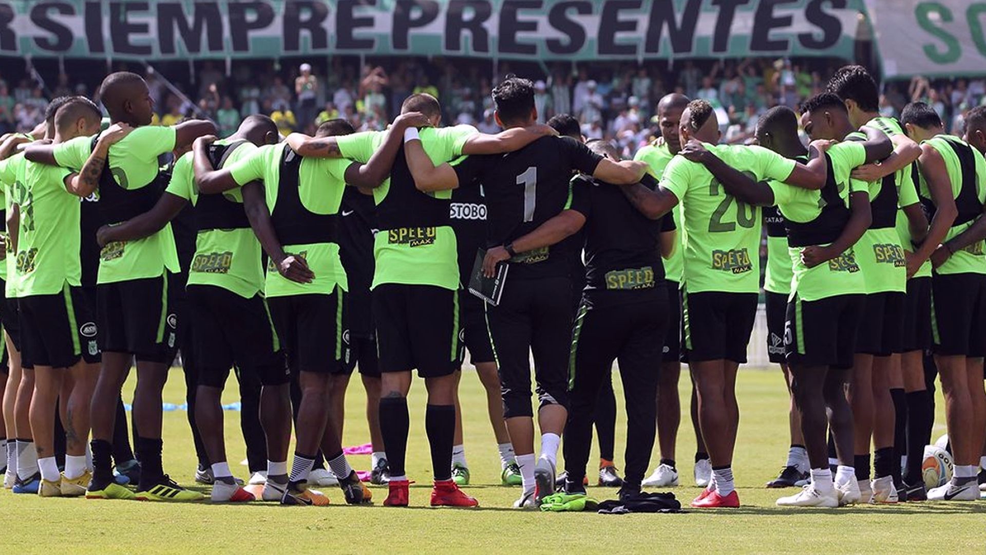Atlético Nacional Entrenamiento Atanasio Girardot Copa Águial 2018