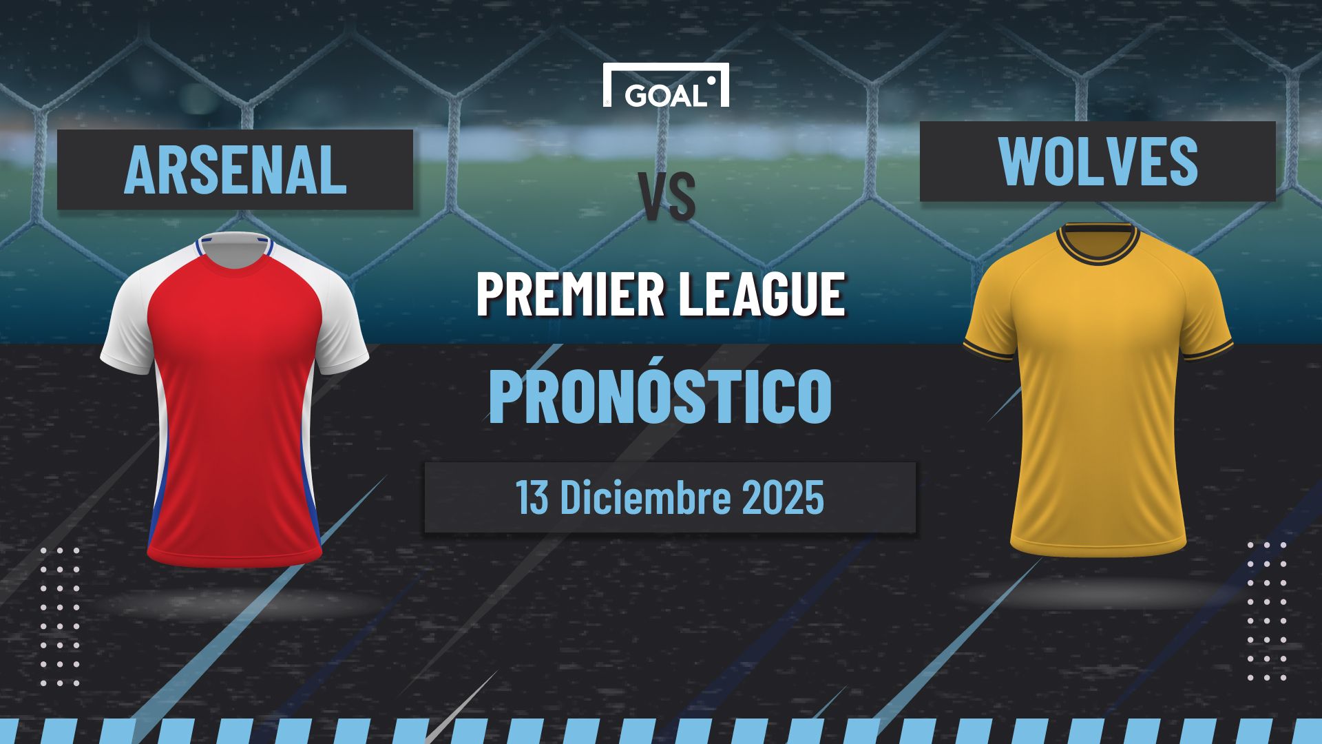 Arsenal vs Wolves Pronóstico y Apuestas Premier League | 13/12/25