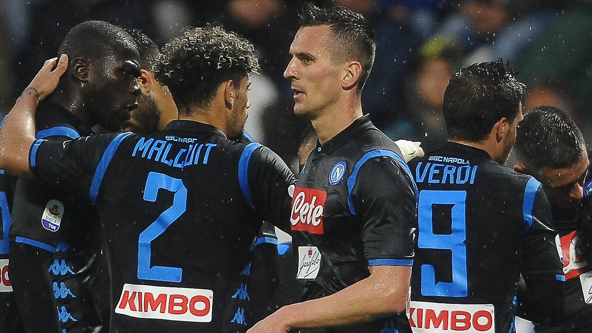 SPAL Napoli celebration