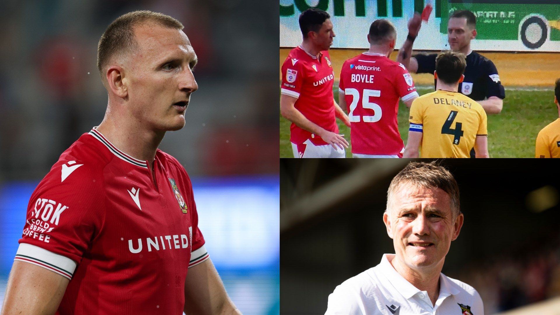 Ten-men Wrexham lose to Newport County