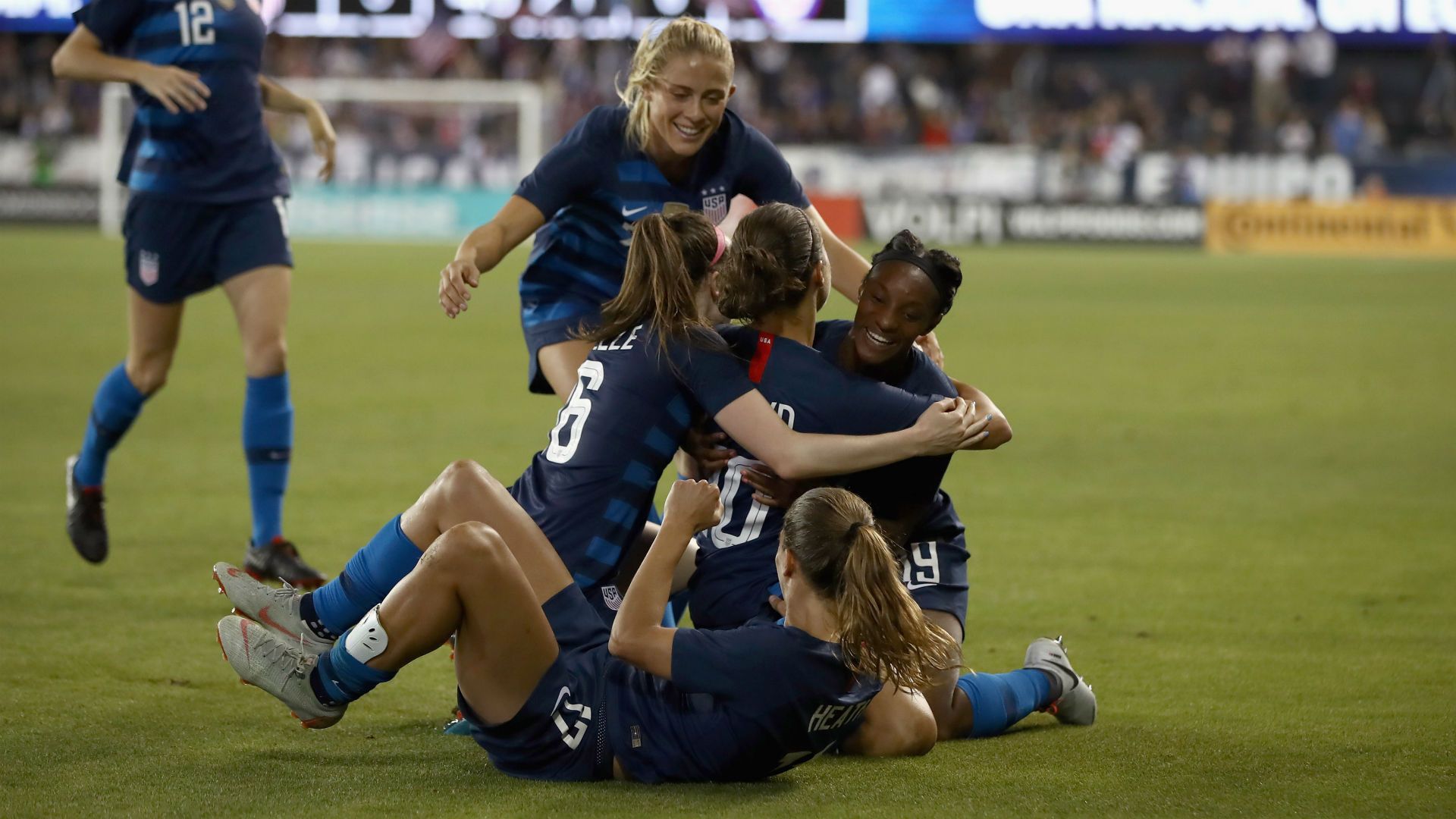 USWNT celebration