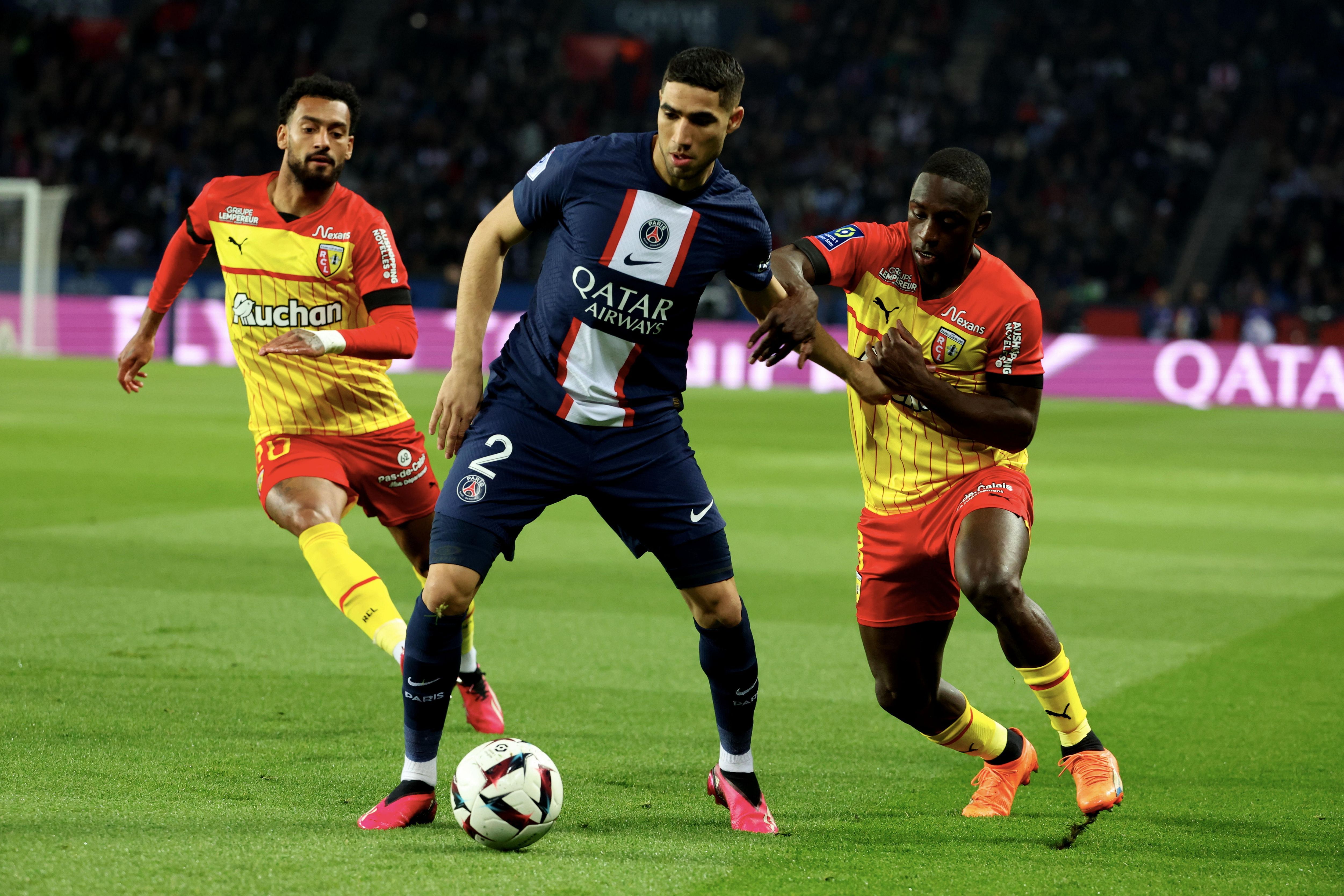 Achraf Hakimi PSG Lens