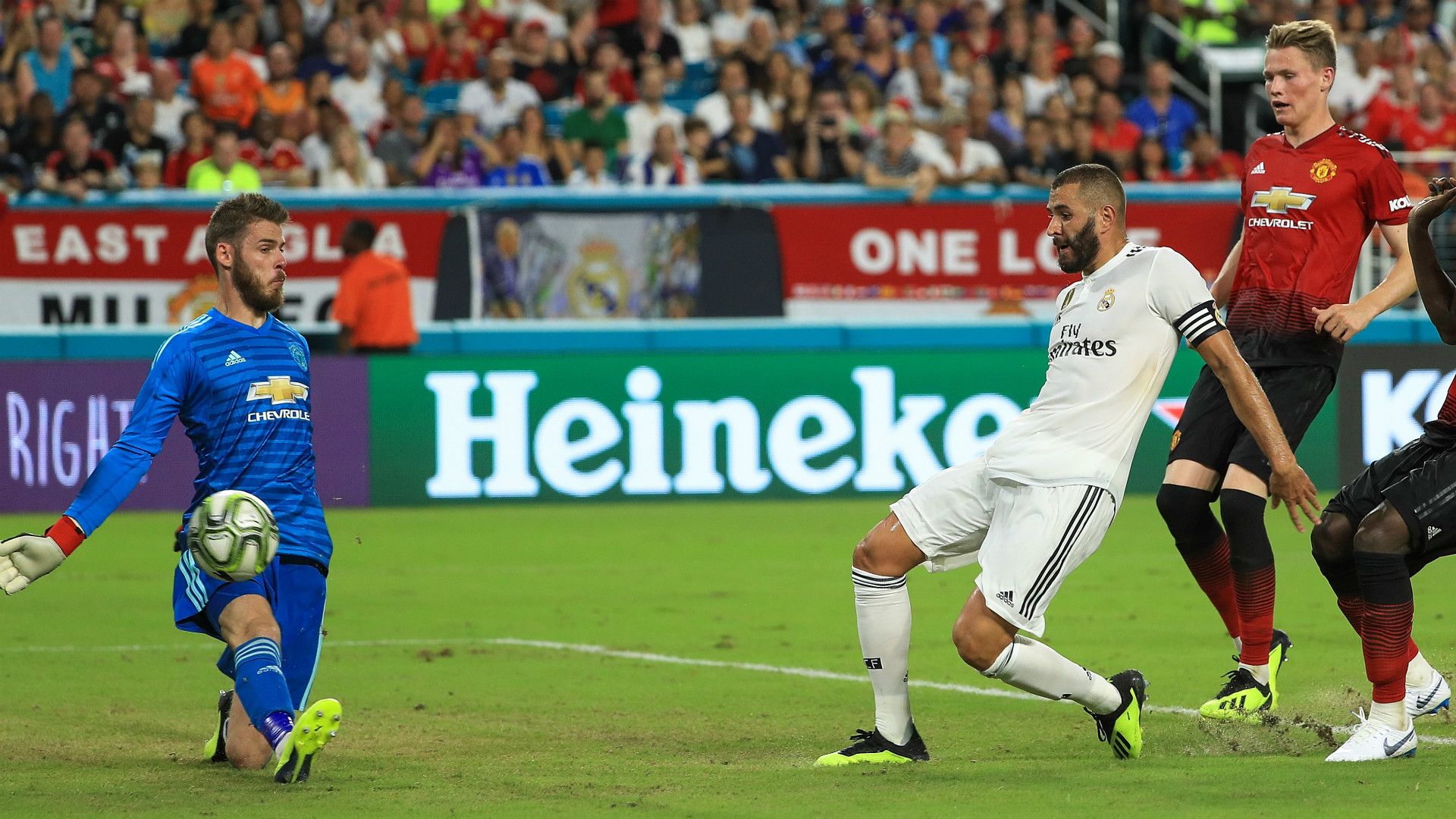 Benzema Manchester United Real Madrid ICC 2018