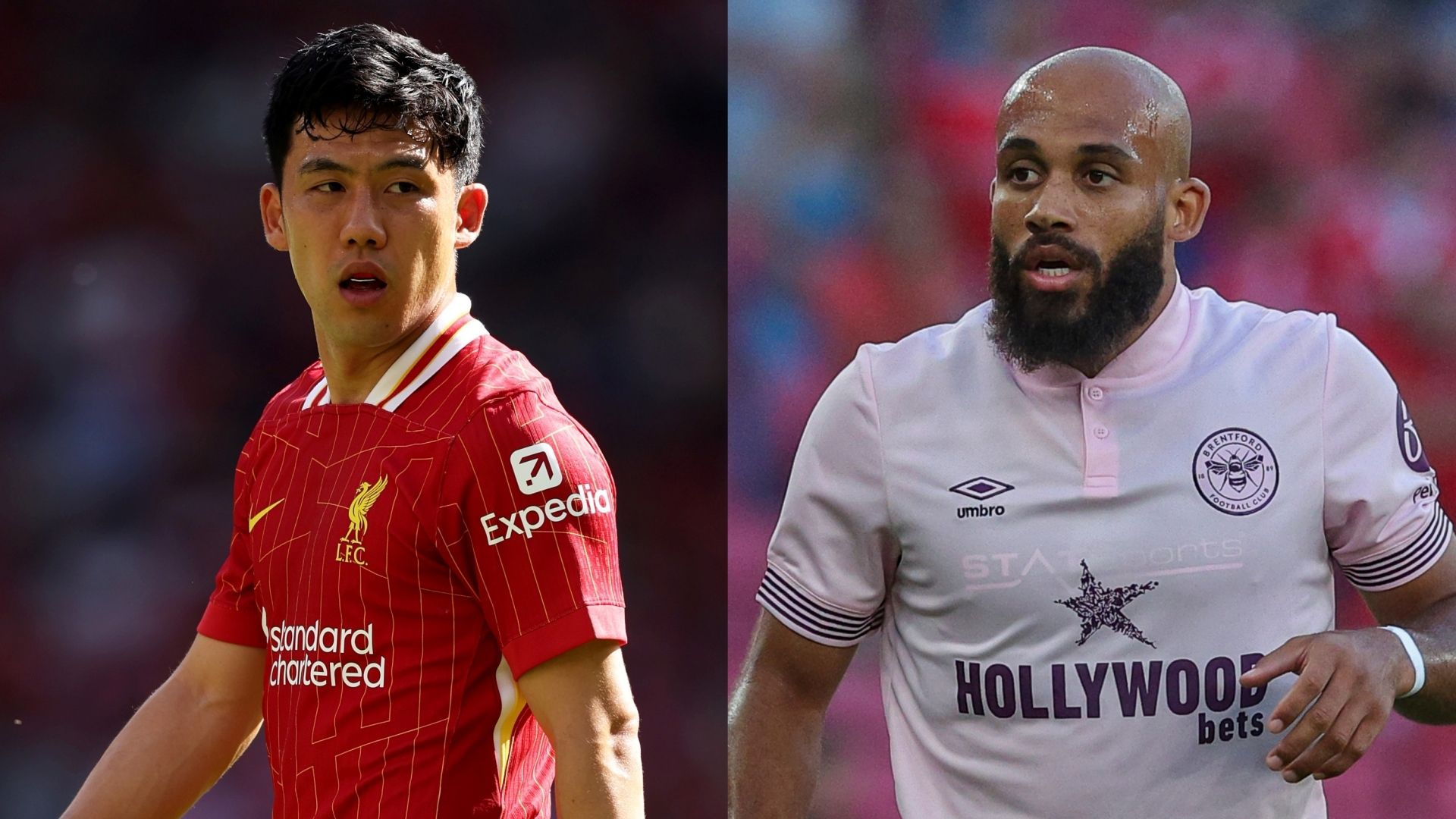 Wataru Endo Liverpool Bryan Mbeumo Brentford