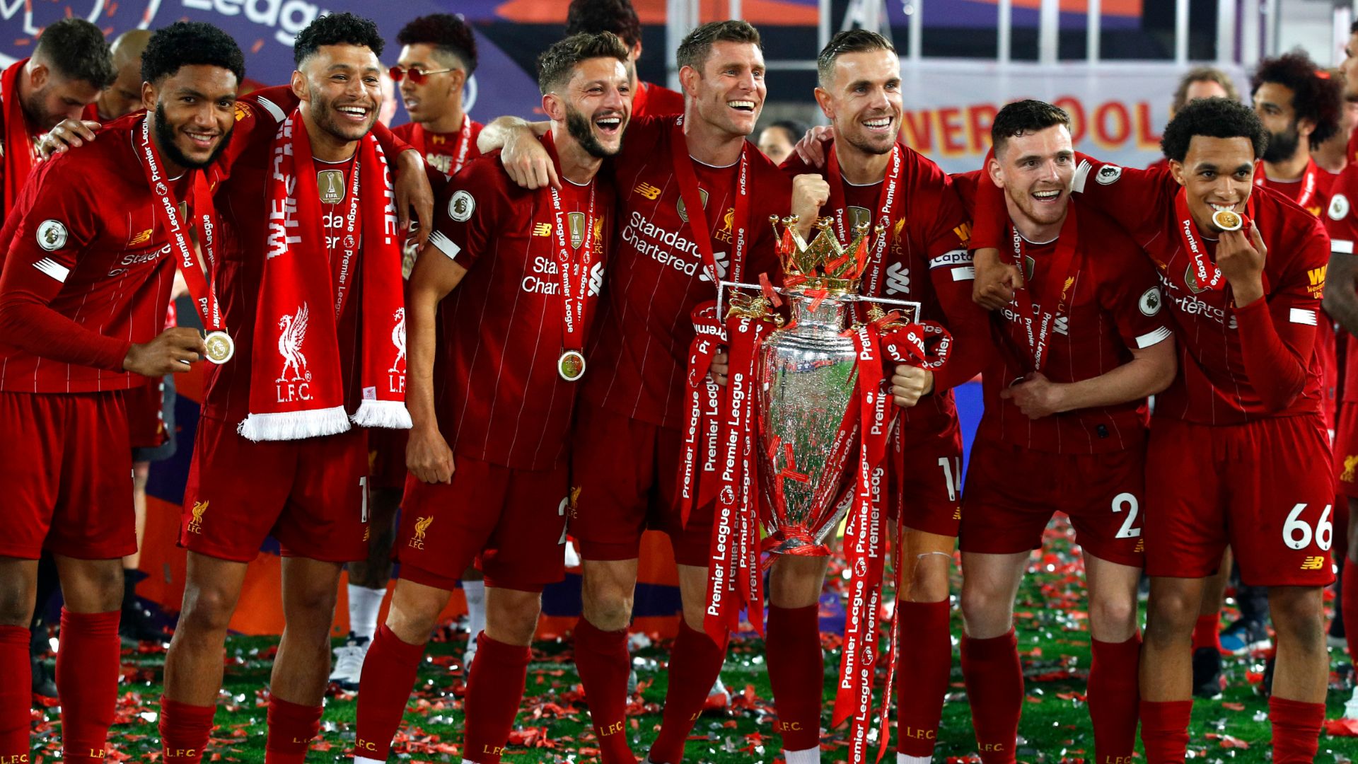 Liverpool Premier League trophy