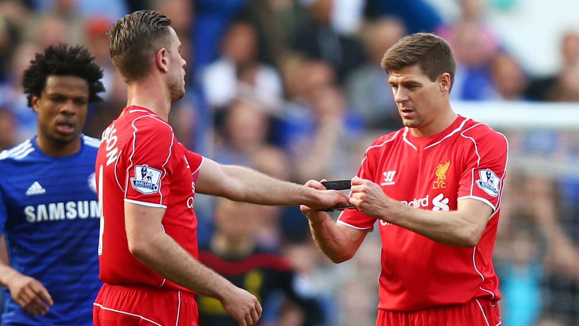 Jordan Henderson Steven Gerrard Liverpool 10052015