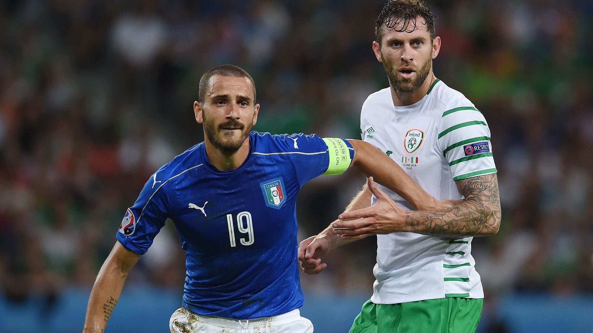 Bonucci Murphy Italy Ireland Euro 2016
