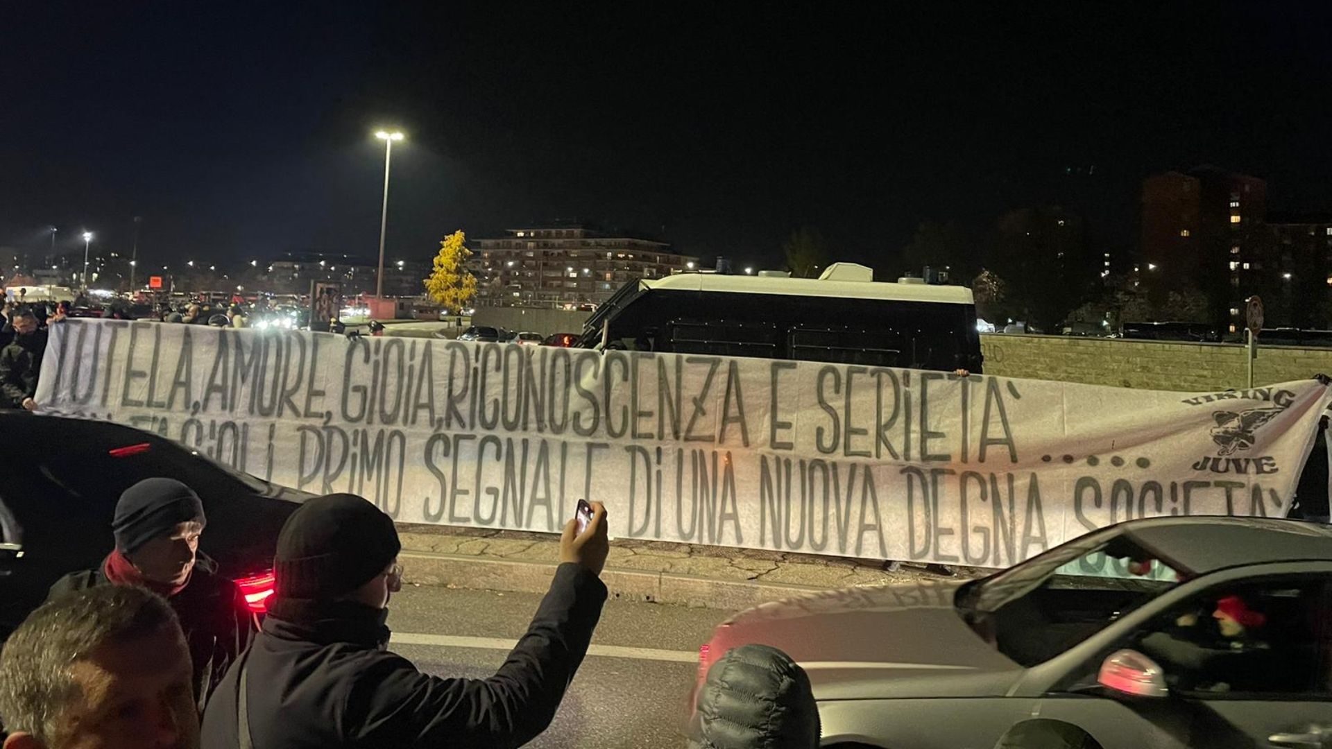 Striscioni Juventus Inter