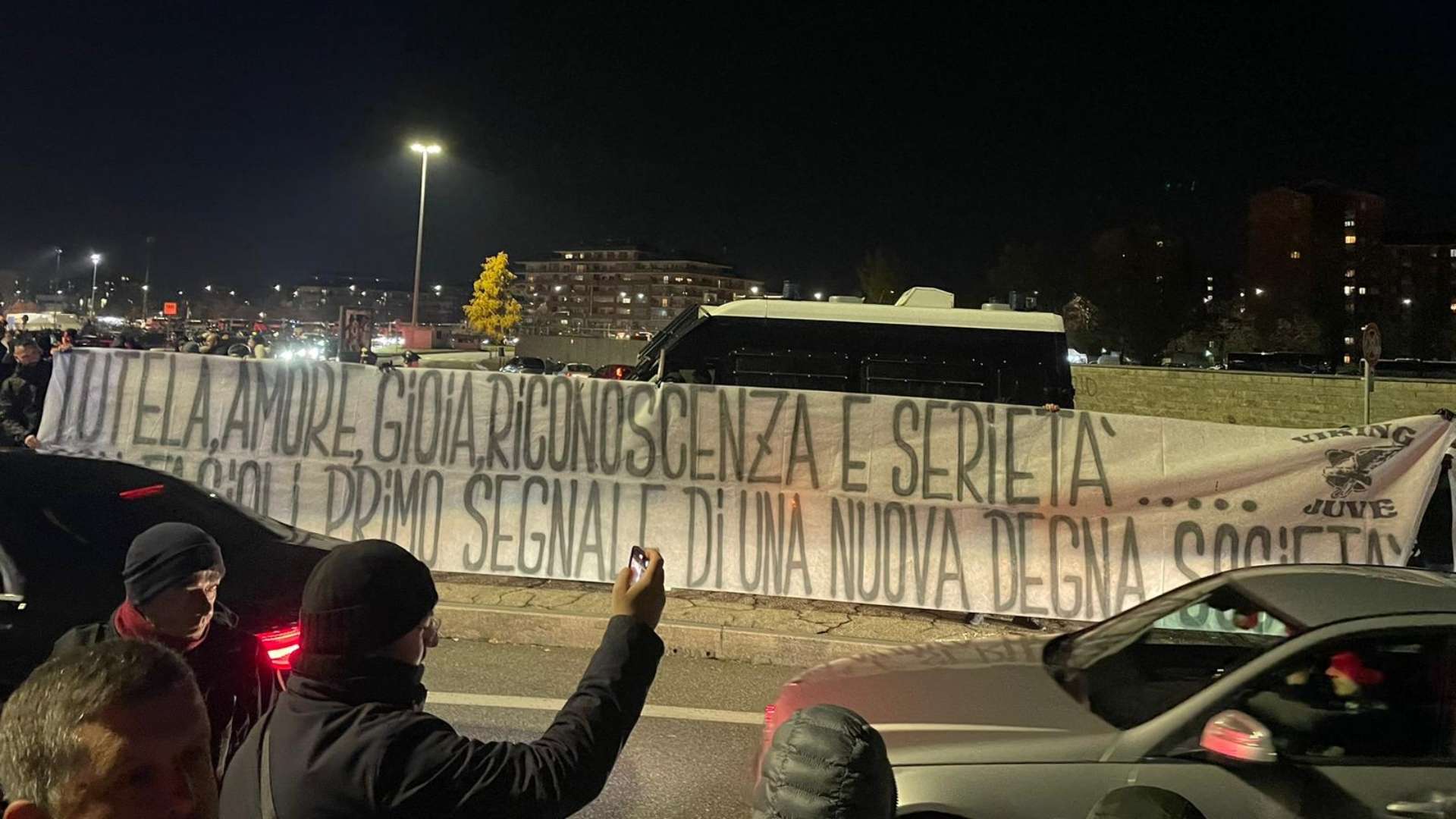 Striscioni Juventus Inter