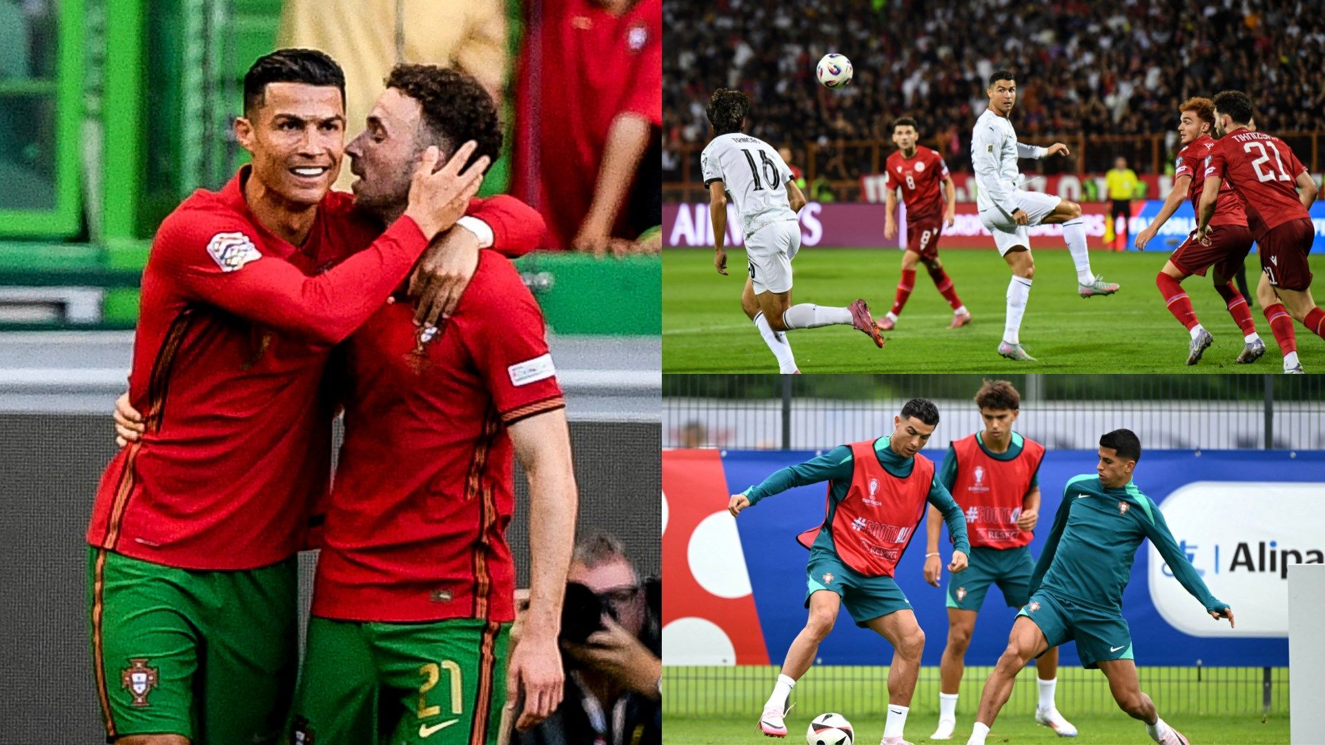 Cristiano Ronaldo Portugal Armenia Joao Felix Cancelo