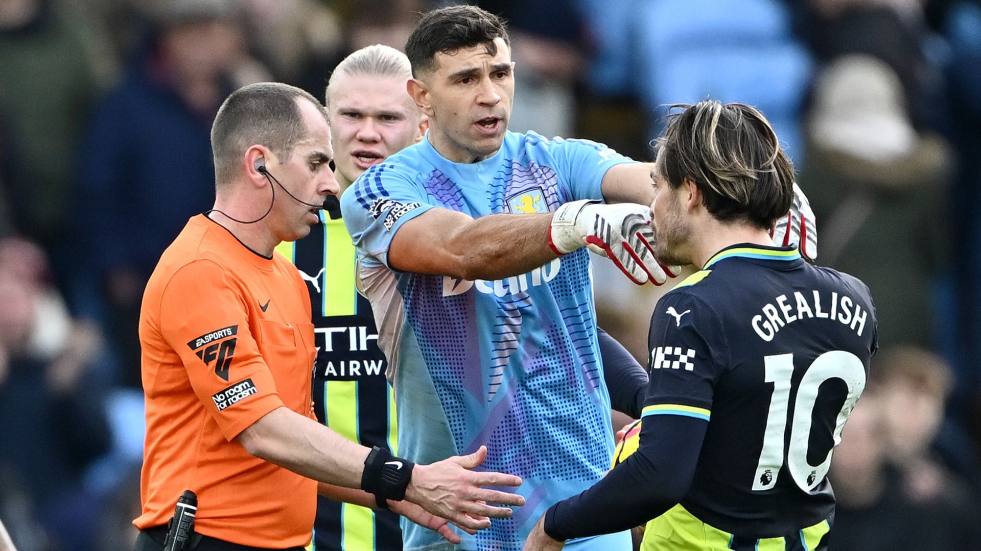 Jack Grealish Emi Martinez 2024-25