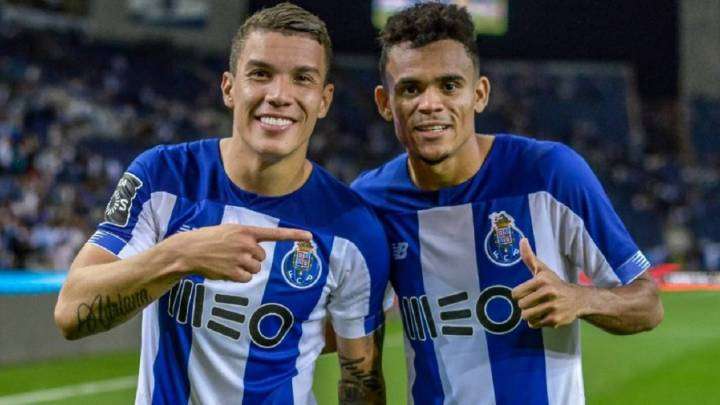 Mateus uribe & Luis Díaz celebración Porto 2019