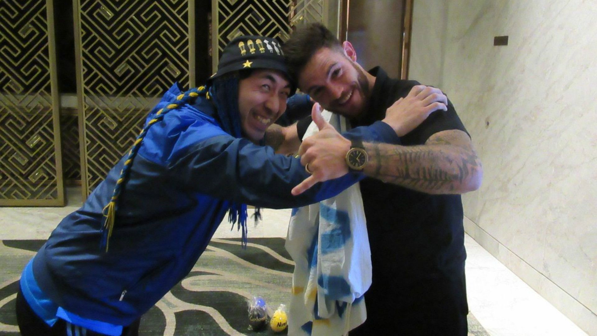 Nandez Hincha japones Boca