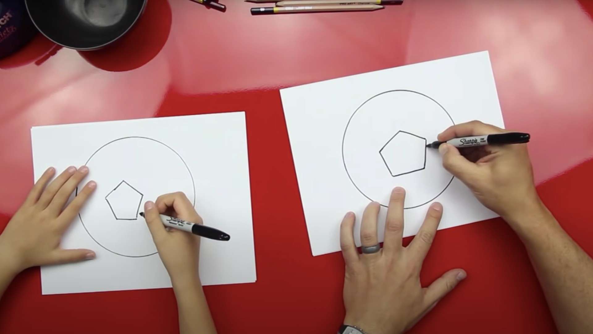 How to draw soccer ball 2