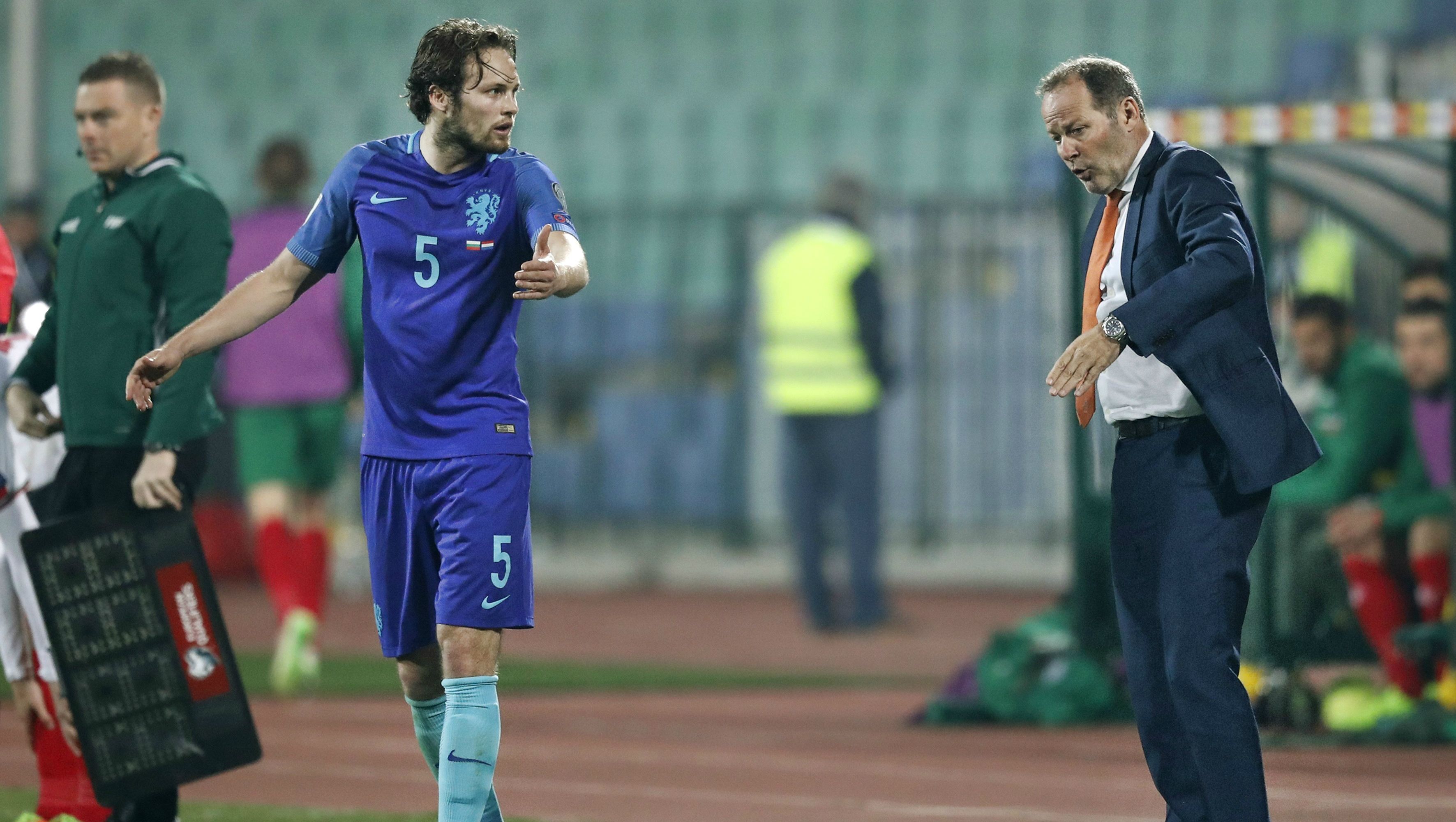 Danny Blind, Daley Blind, Bulgarije - Nederland, 27032017