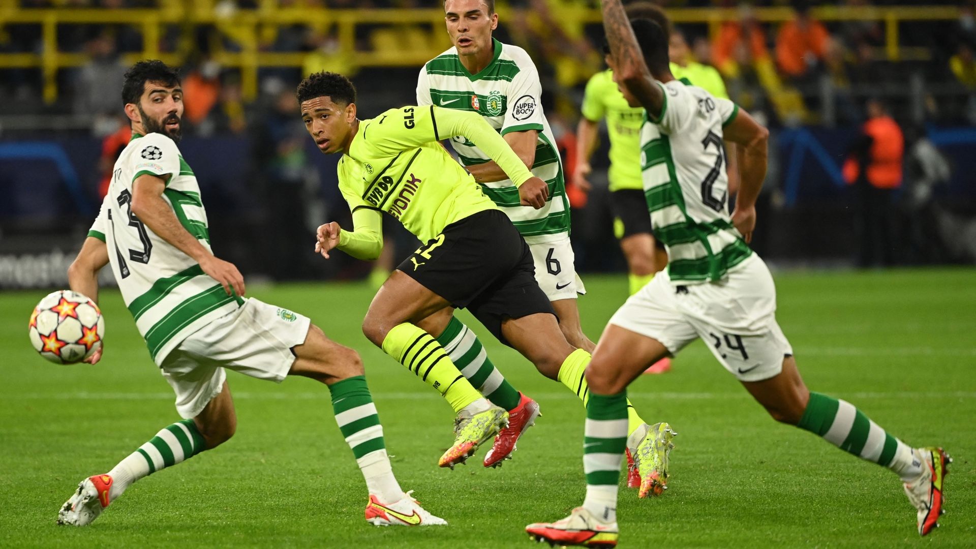 Jude Bellingham Borussia Dortmund Sporting CP Champions League 28092021