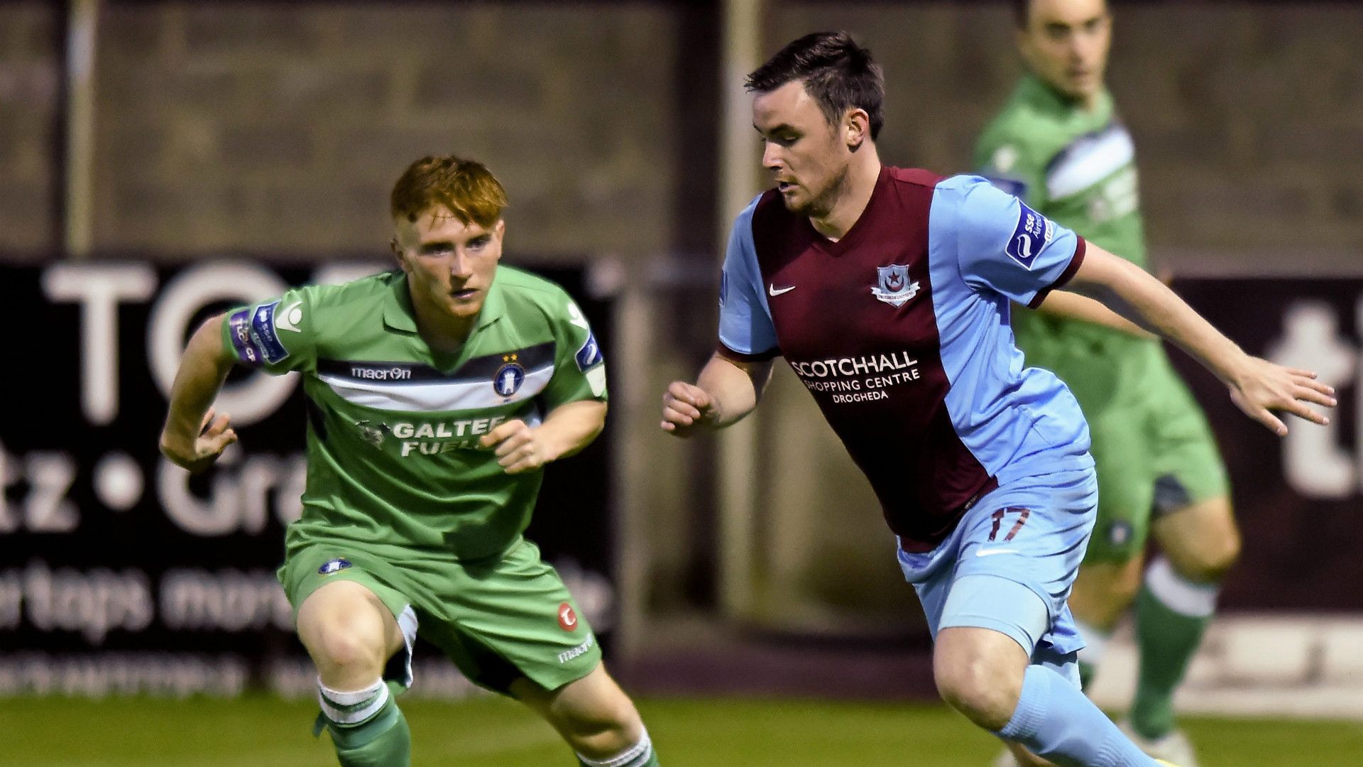 Darragh Rainsford Limerick Keith Treacy Drogheda United 28082015