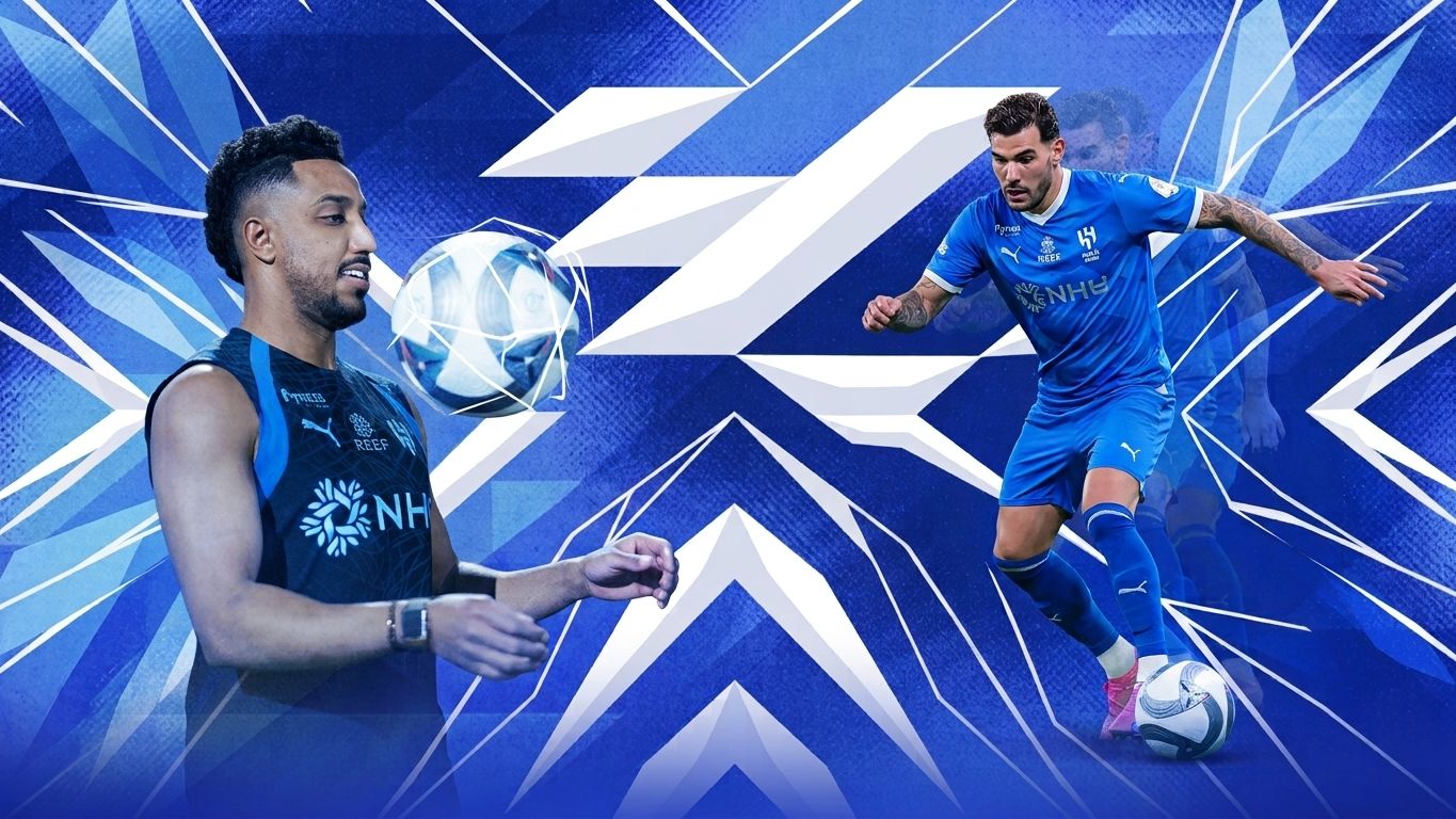 Salem Al dawsari Theo Hernandez Hilal GFX GOAL ONLY