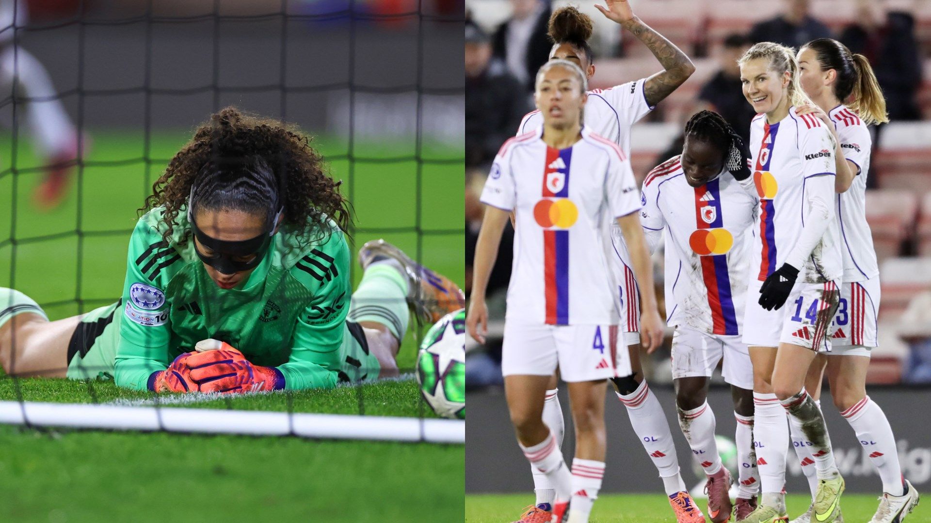 Phallon Tullis-Joyce Man Utd Lyon composite