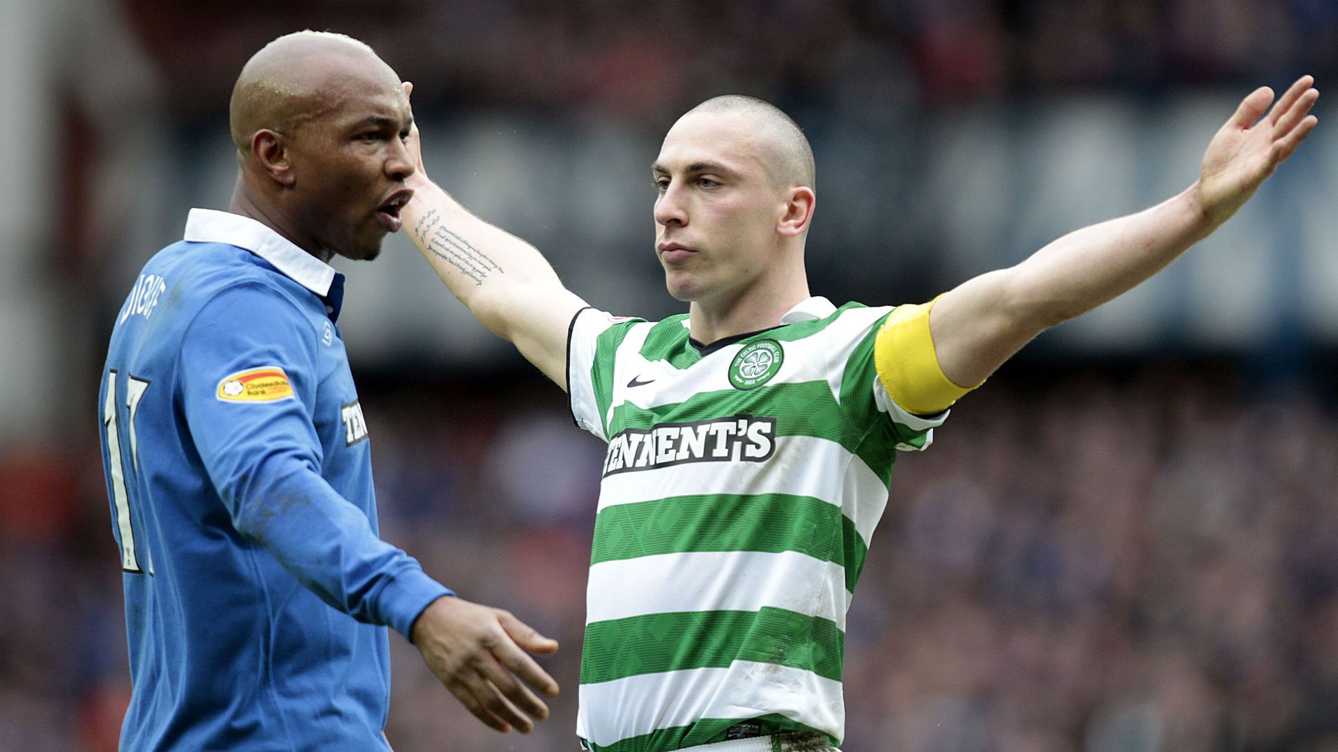 El Hadj Diouf Rangers Scott Brown Celtic 2011