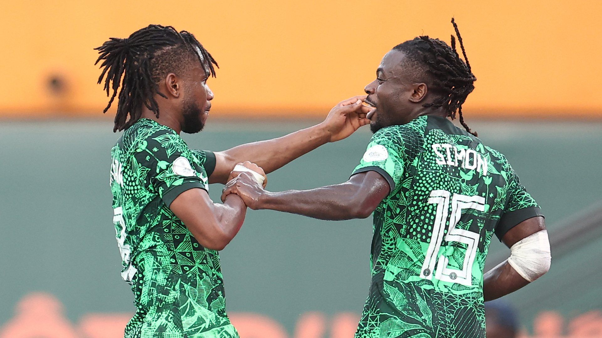 Moses Simon Ademola Lookman Nigeria Afcon 2023