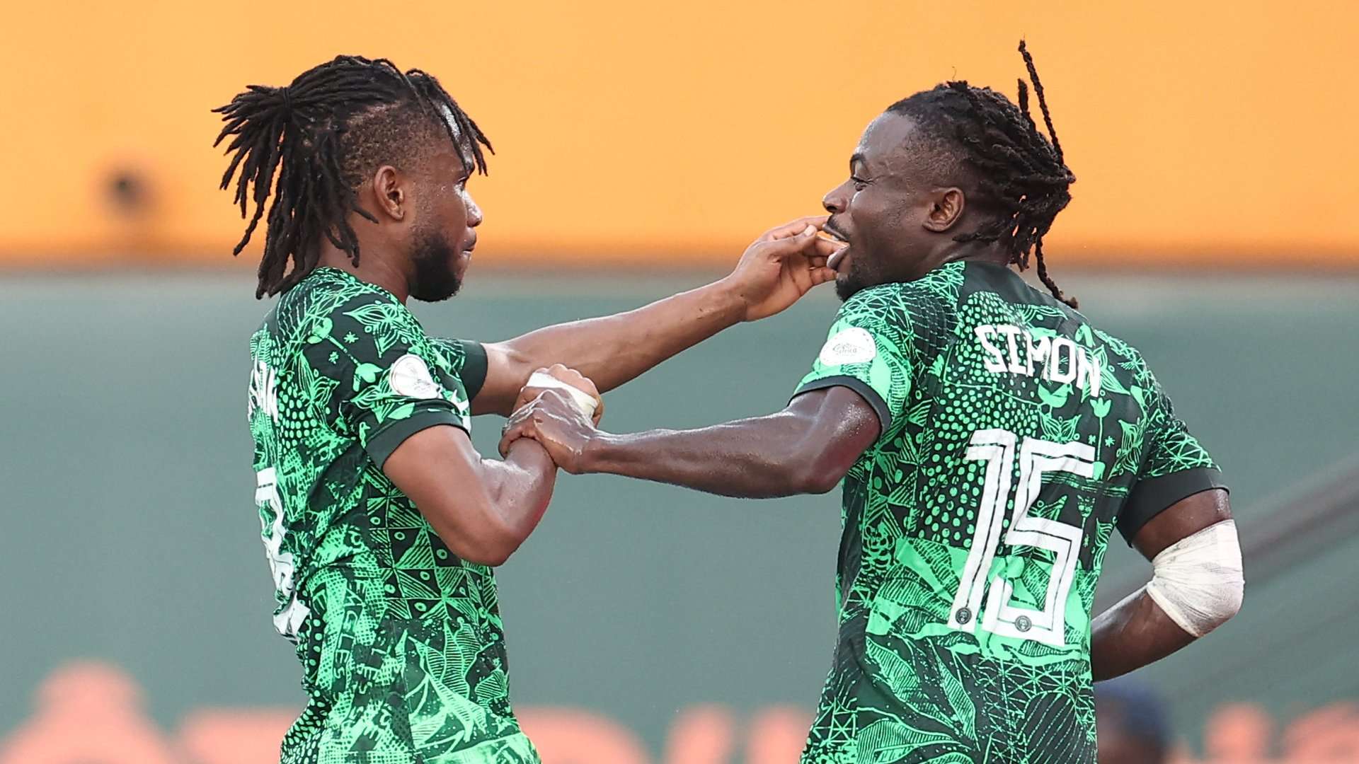 Moses Simon Ademola Lookman Nigeria Afcon 2023