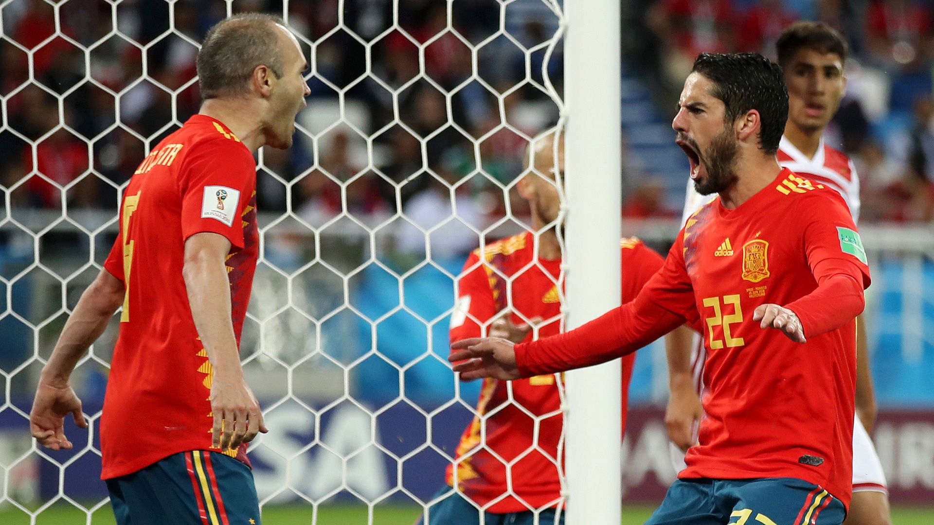 Iniesta Isco World Cup Spain 250618