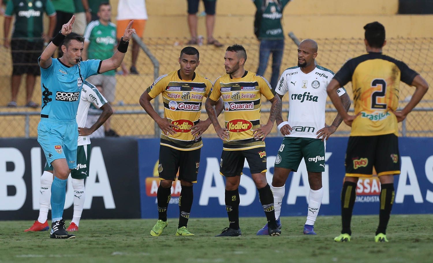 VAR é acionado em Novorizontino x Palmeiras
